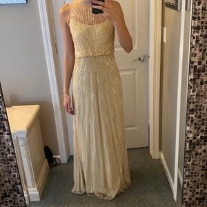 Aidan Mattox Beaded evening gown